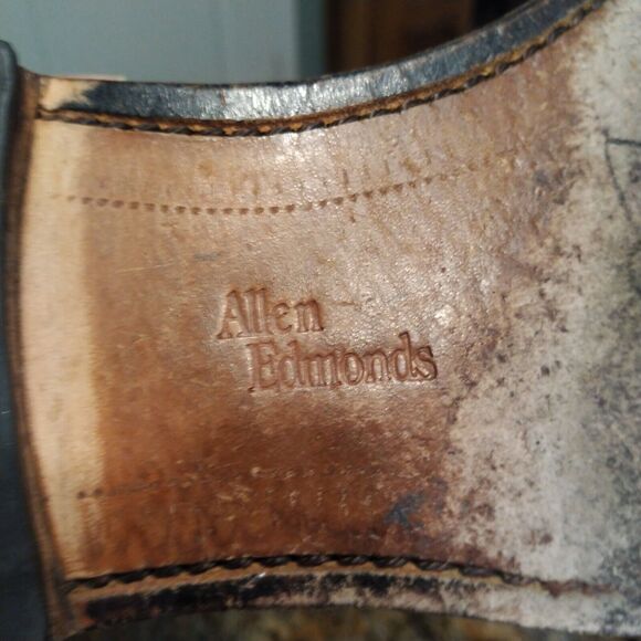 Allen Edmonds sz 10 D Regent Street men’s Oxfords Brown Wingtip Made in USA - Picture 13 of 13